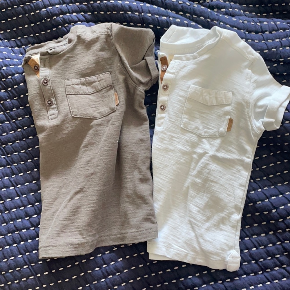 Zara Boy Henley Shirts